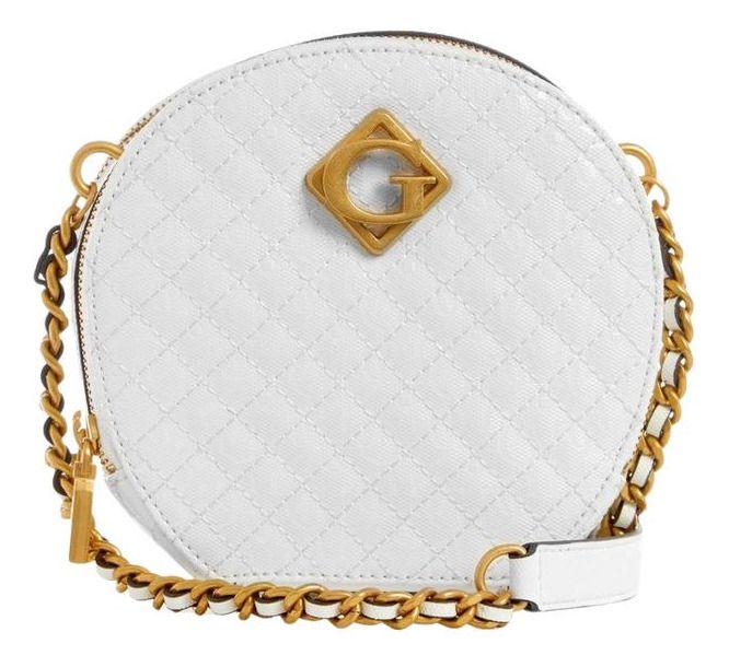 Cartera Guess Mujer Nerina Crossbody Circle Bag Blanco-0