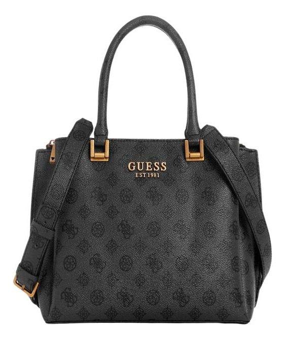 Cartera Guess Mujer Fynna Girlfriend Satchel Negro-0