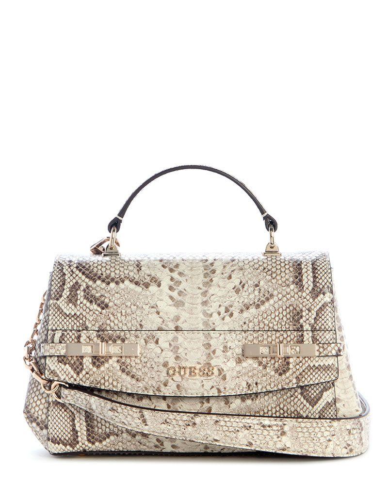 Cartera Guess Mujer Melinda Handle Flap Blanco Invierno-0