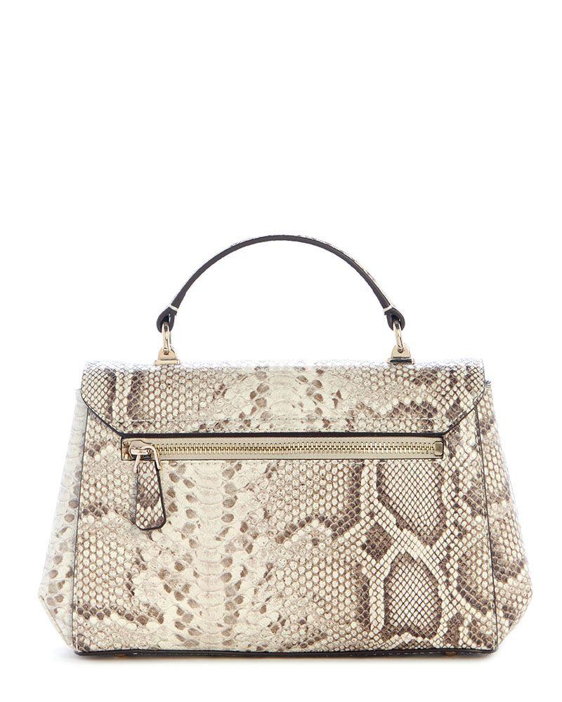 Cartera Guess Mujer Melinda Handle Flap Blanco Invierno-1