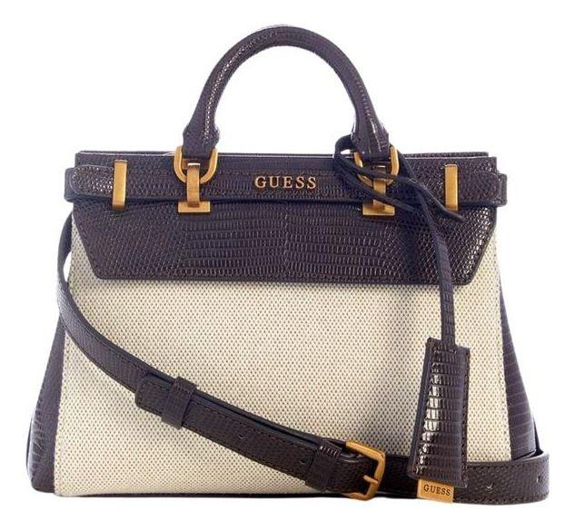 Mini Cartera Guess Mujer Sestri Mini Satchel Negro-0