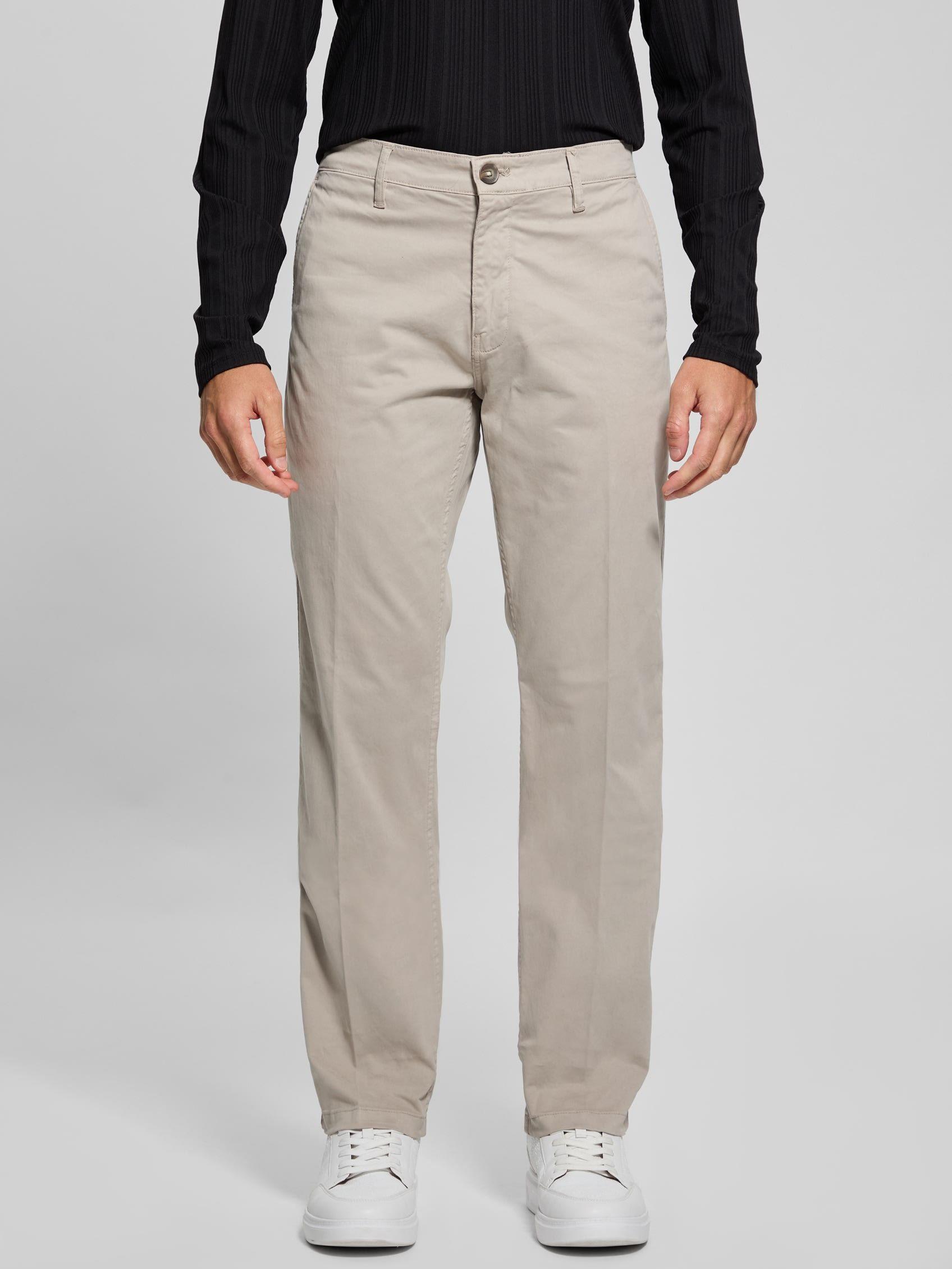 Pantalon Guess Hombre Angels Chino Café-0
