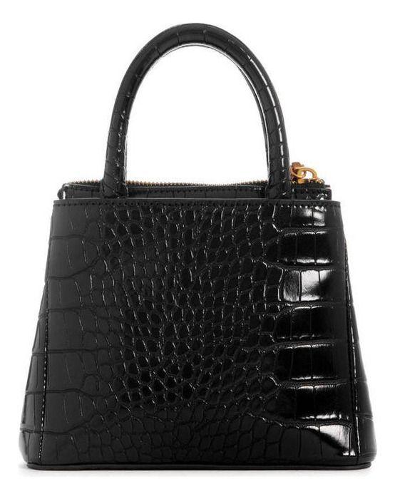 Mini Cartera Guess Mujer James Mini Satchel Negro-2