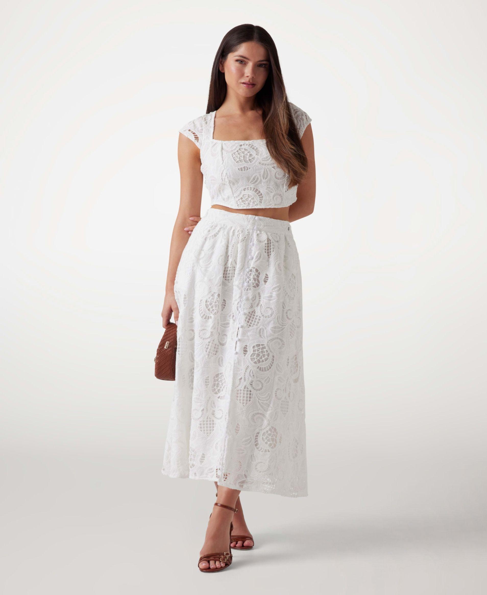 Polera Sl Domitille Corset Top Blanco-1