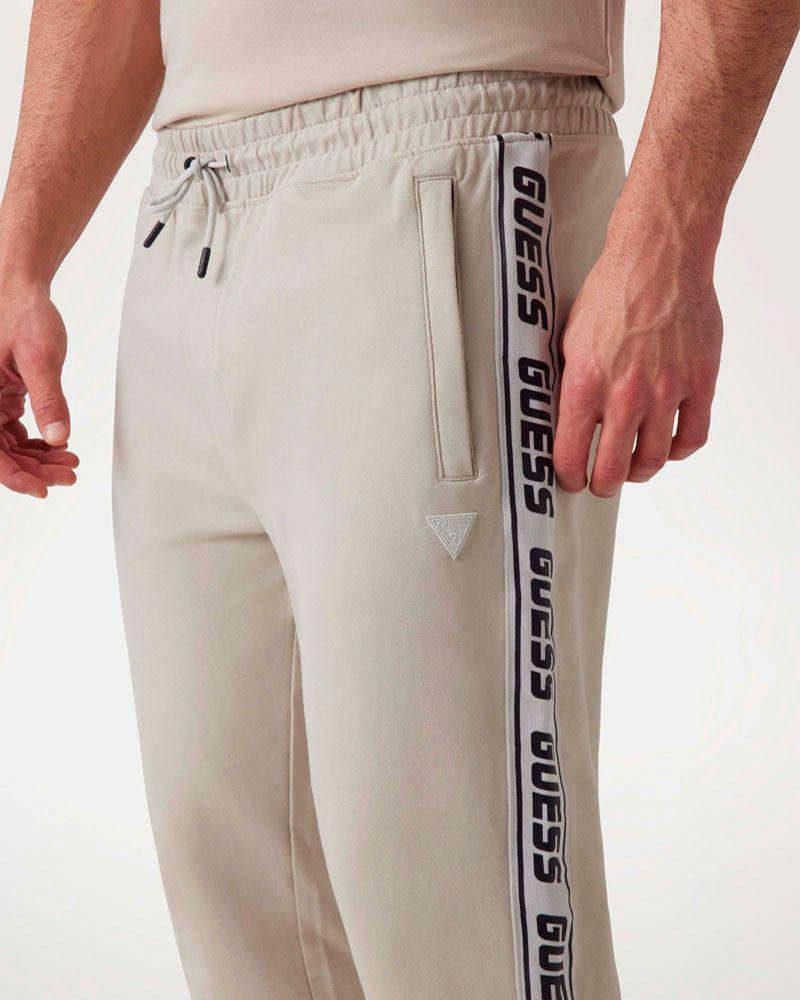 Pantalon Guess Hombre New Arlo Long Pant Beige-3