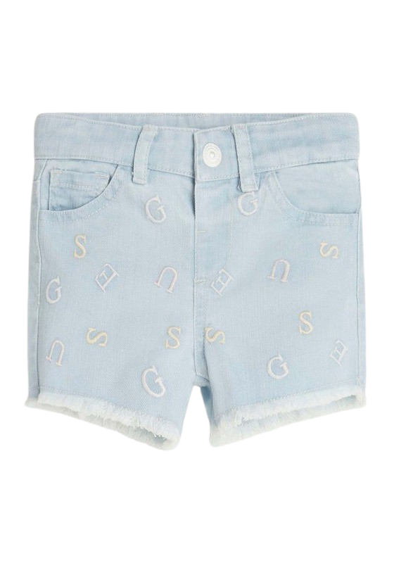 Short Guess Mujer Celeste-0