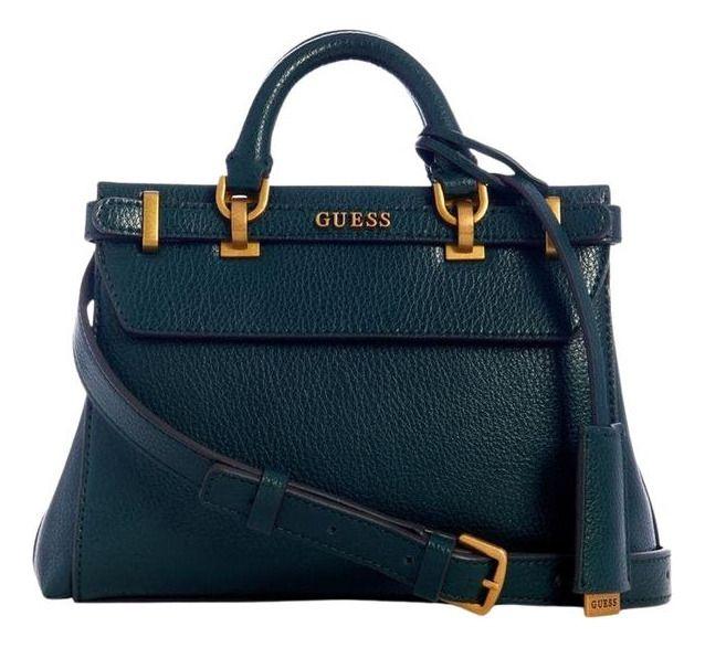 Mini Cartera Guess Mujer Sestri Mini Satchel Verde-0