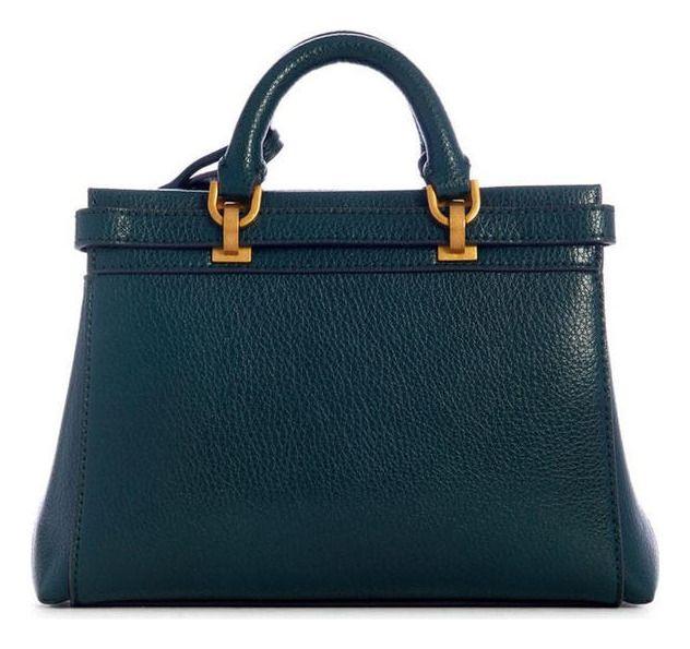 Mini Cartera Guess Mujer Sestri Mini Satchel Verde-2