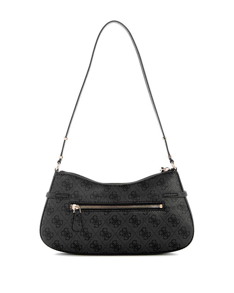 Cartera Leona Logo Shoulder Bag Negro-3