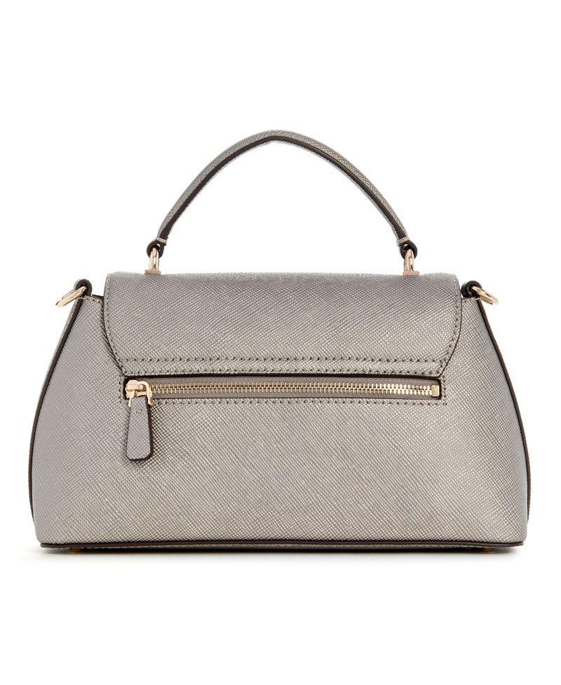 Cartera Eco Gloriana 2 Comp Th Flap Plateado-2