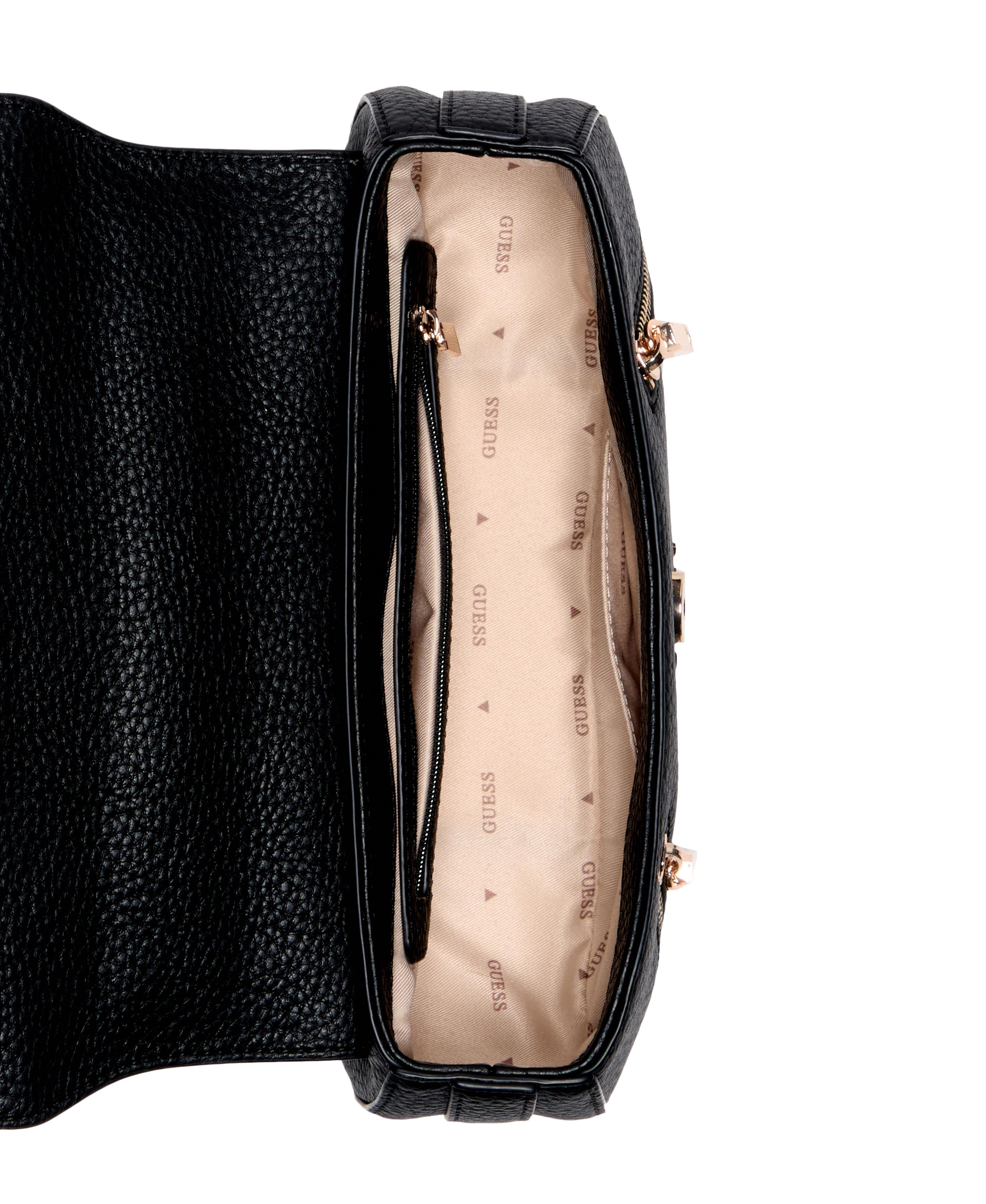 Cartera Jessa Flap Crossbody Negro-3