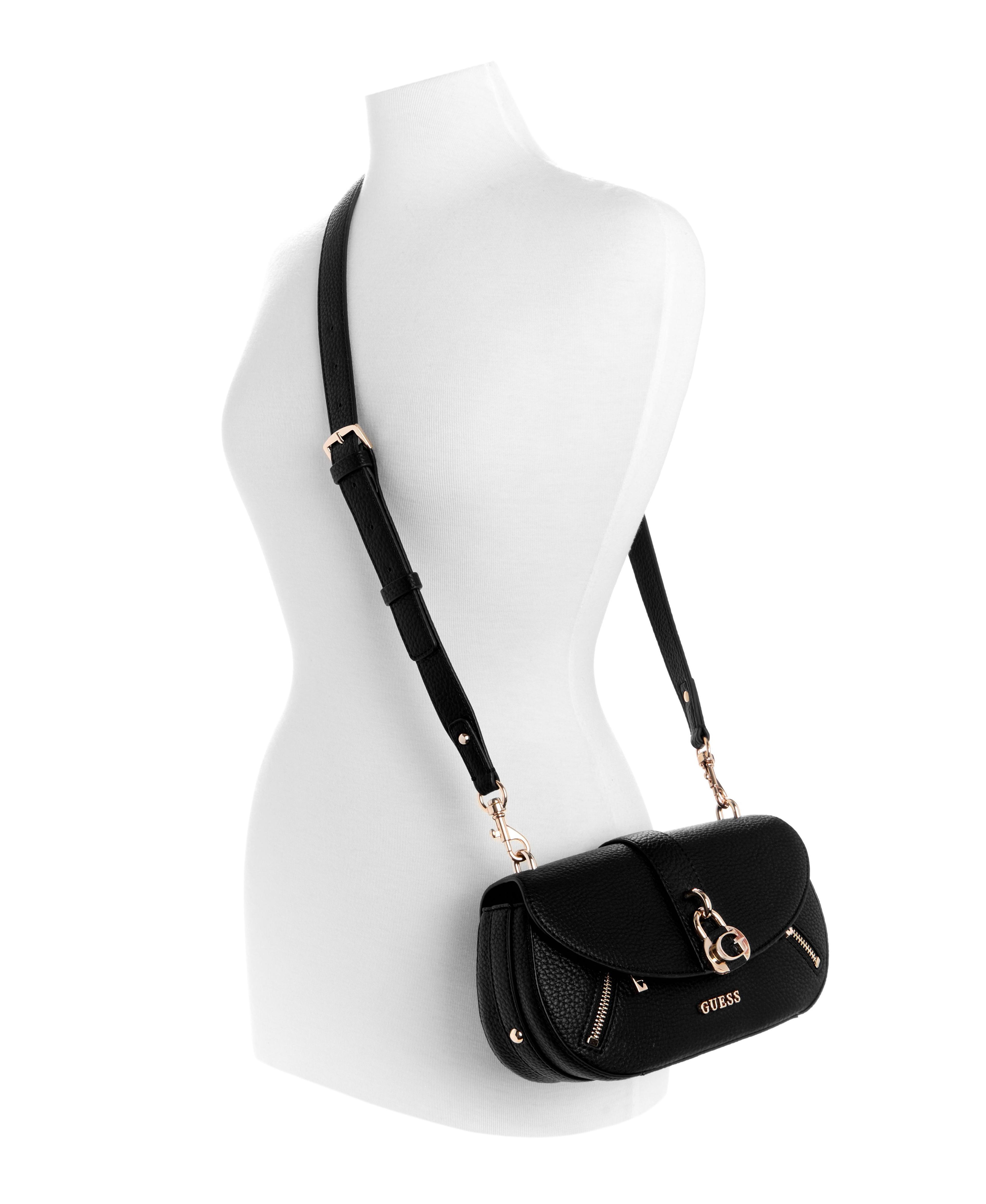 Cartera Jessa Flap Crossbody Negro-4
