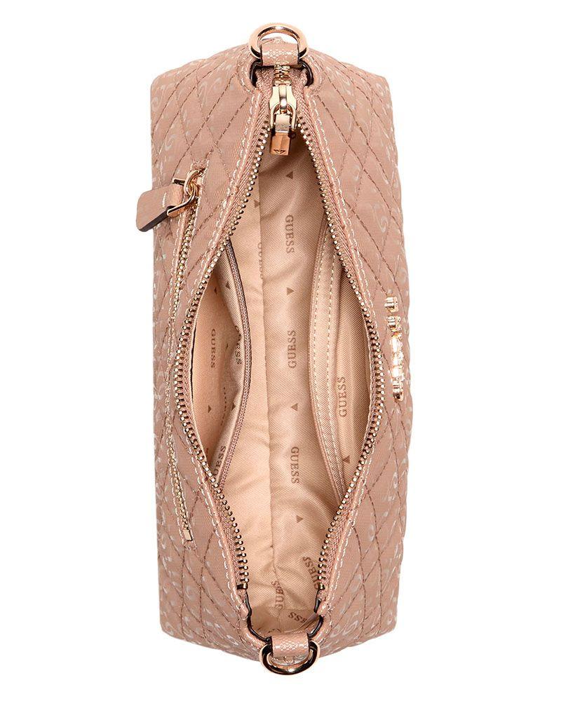 Cartera Guess Mujer Isemay Shoulder Bag Café Claro-3