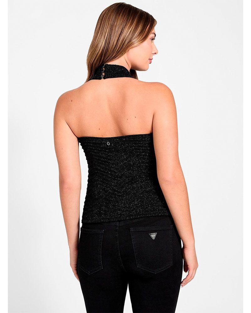 Sweater Guess Mujer Sl Chevron Serina Mn Negro-1