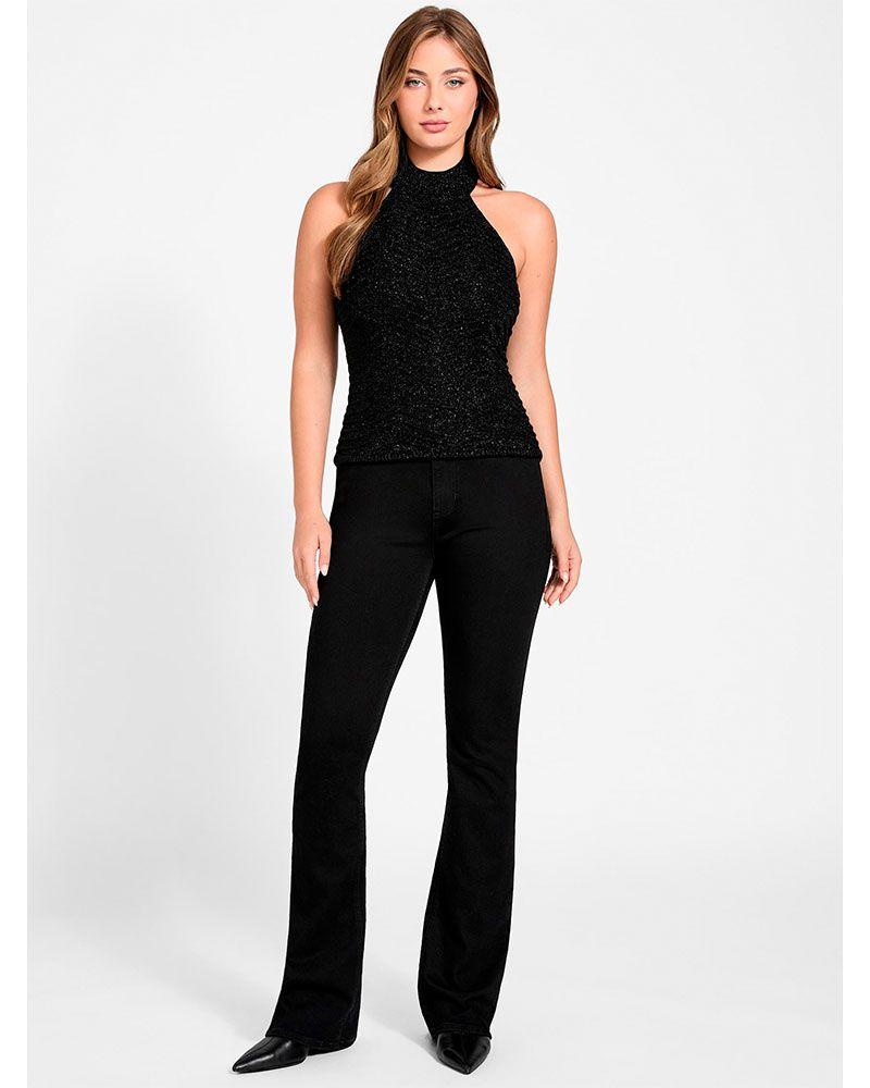 Sweater Guess Mujer Sl Chevron Serina Mn Negro-3