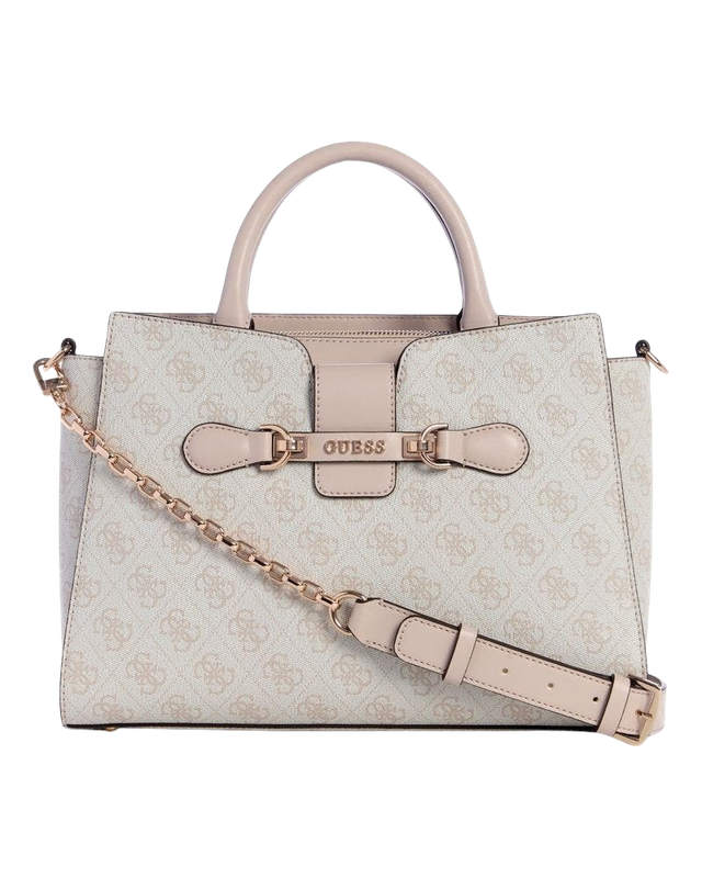 Cartera Guess Mujer Nolana Girlfriend Satchel Blanco-0