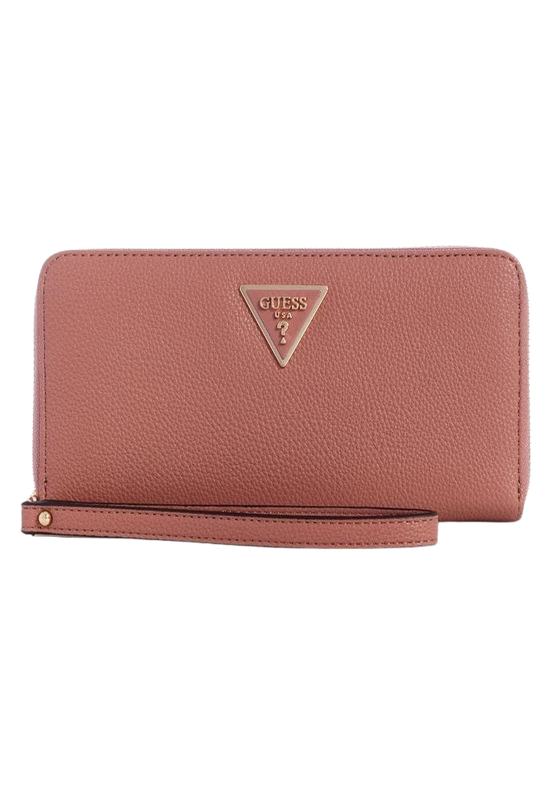 Billetera Guess Mujer Laurel Slg Large Zip Around Rosado-0