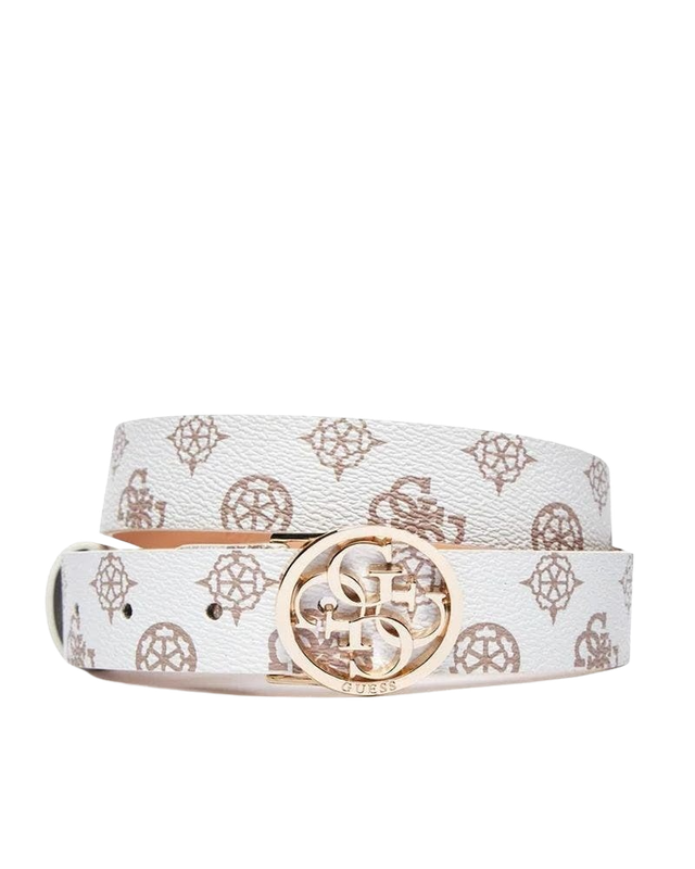 Cinturon Guess Mujer Loralee Adjustable Pant Belt Blanco-0