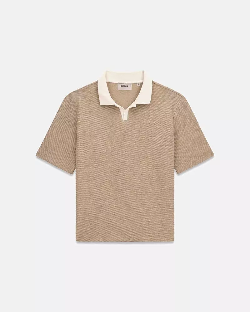 Polera Jhonny Collar Polo Gris-4