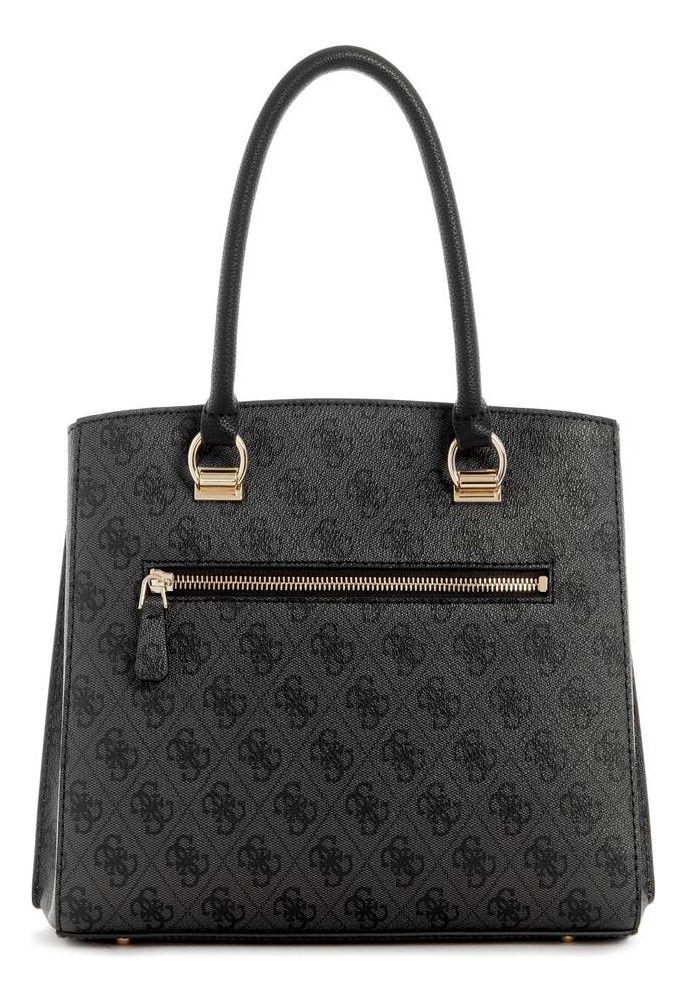Cartera Guess Mujer Noelle Girlfriend Satchel Carbon-2