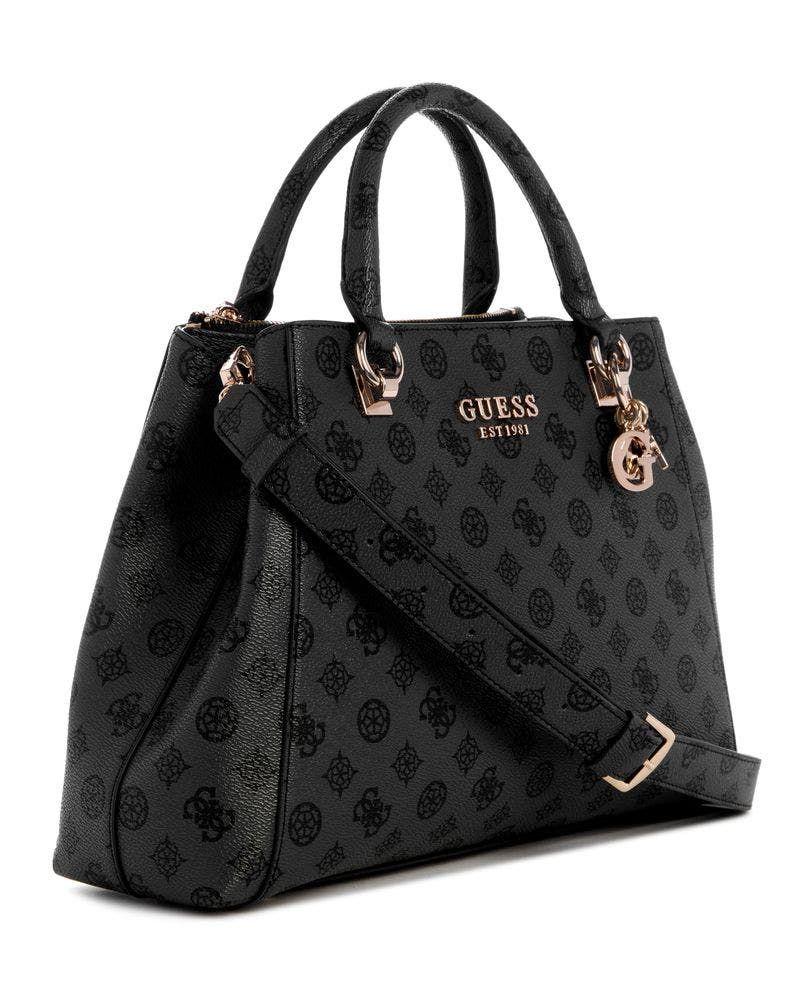 Cartera Guess Mujer Evelune Lrg Girlfriend Satchel Gris-1