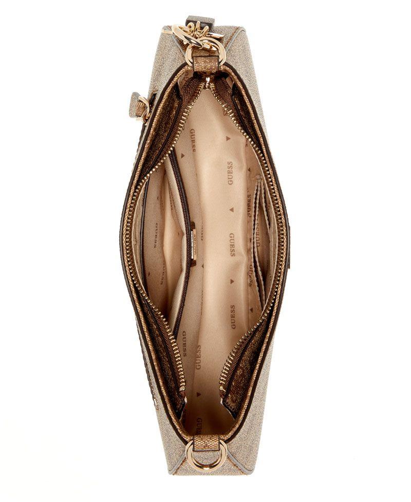 Cartera Noelle Ii Top Zip Shoulder Bag Café Marrón-3