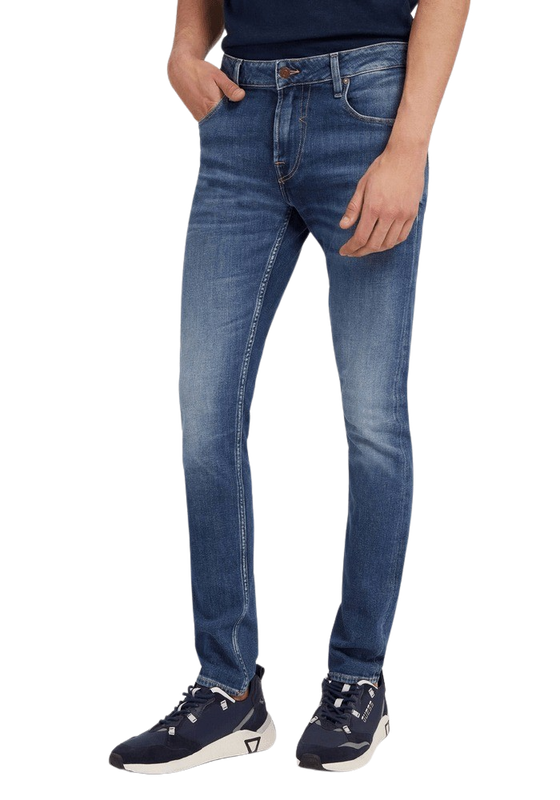 Jeans Guess Hombre Chris Azul.-0