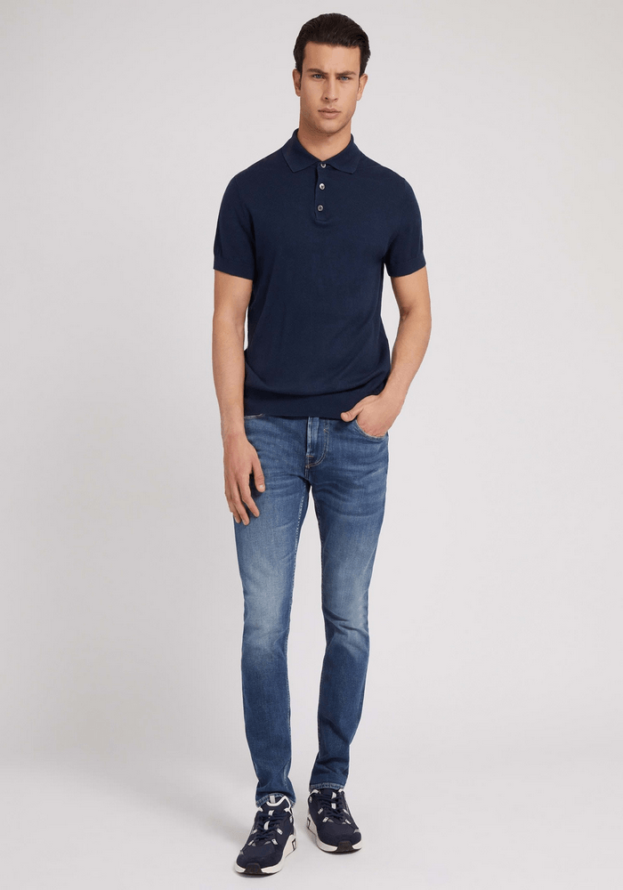 Jeans Guess Hombre Chris Azul.-1
