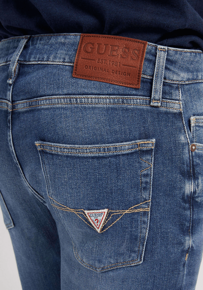 Jeans Guess Hombre Chris Azul.-3