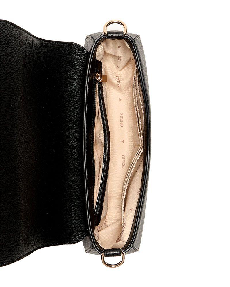 Cartera Mimina Flap Crossbody Negro-3