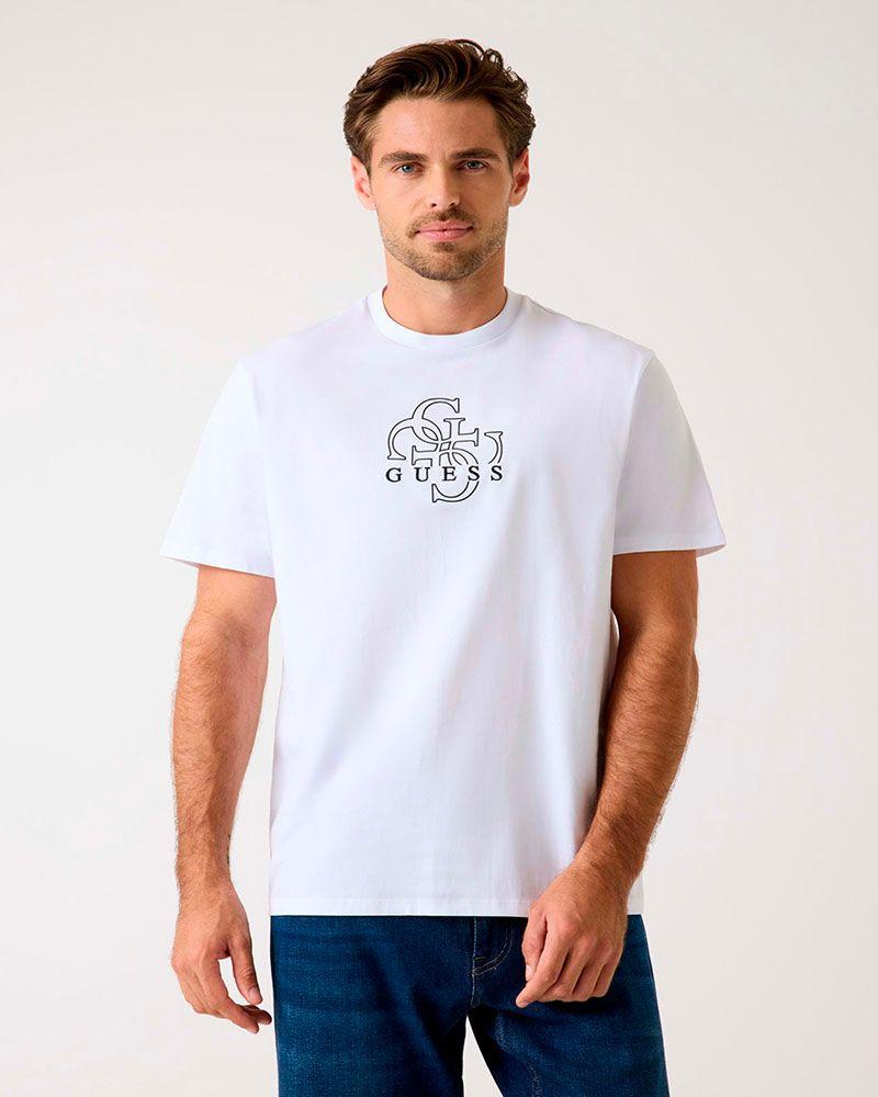 Polera Ss Bsc Basic Quattro G Tee Blanco Hombre-0