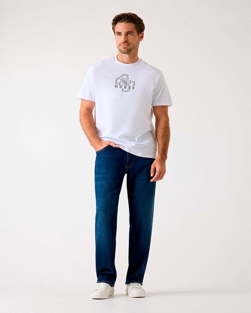 Polera Ss Bsc Basic Quattro G Tee Blanco Hombre-3