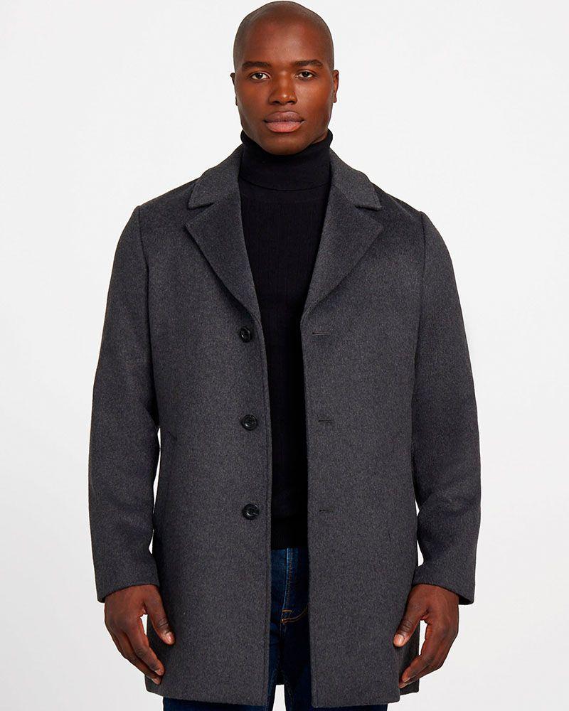 Abrigo Fitted Coat Negro-0