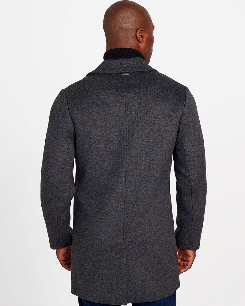 Abrigo Fitted Coat Negro-2
