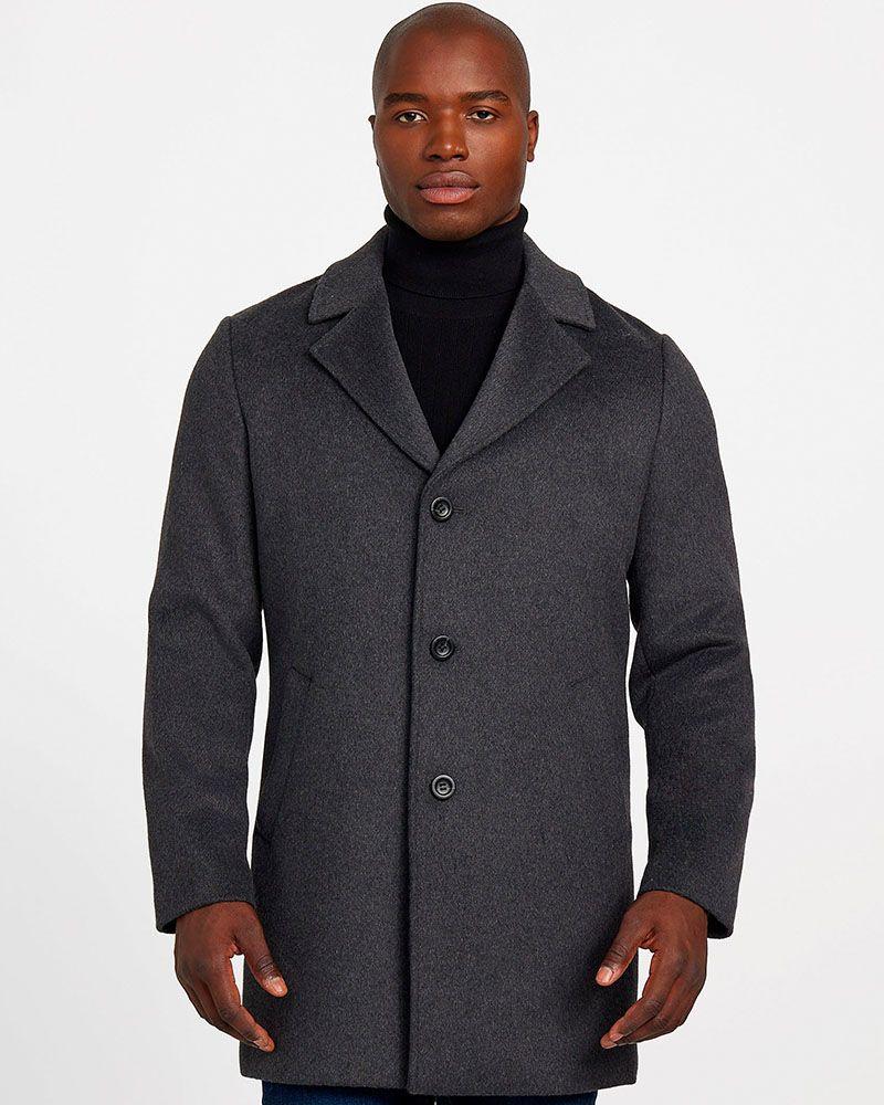 Abrigo Fitted Coat Negro-4