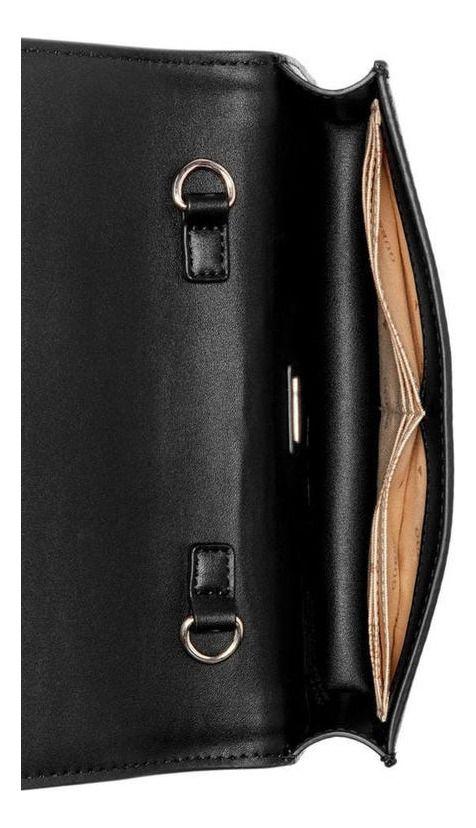 Mini Cartera Guess Mujer Gilded Glamour Xbody Clutch Negro-3