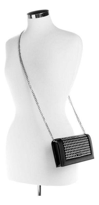 Mini Cartera Guess Mujer Gilded Glamour Xbody Clutch Negro-4