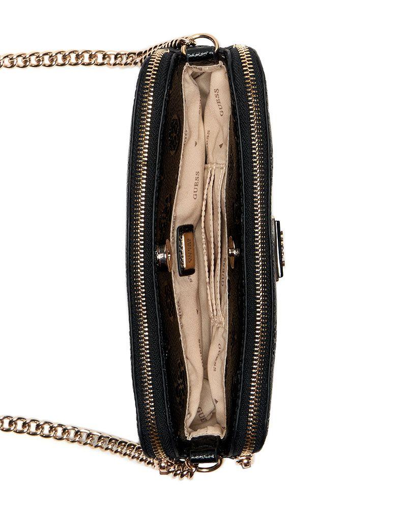 Cartera Guess Mujer Cresidia Ii Status Crossbody Negro-3