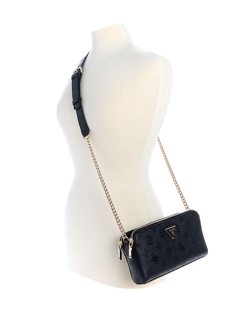 Cartera Guess Mujer Cresidia Ii Status Crossbody Negro-4