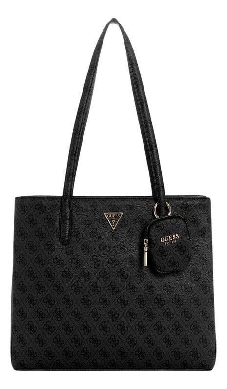 Cartera Guess Mujer Power Play Tech Tote Gris Oscuro-0