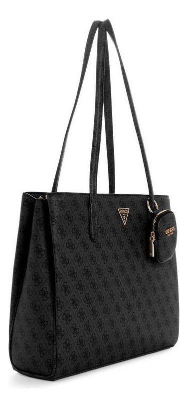 Cartera Guess Mujer Power Play Tech Tote Gris Oscuro-1