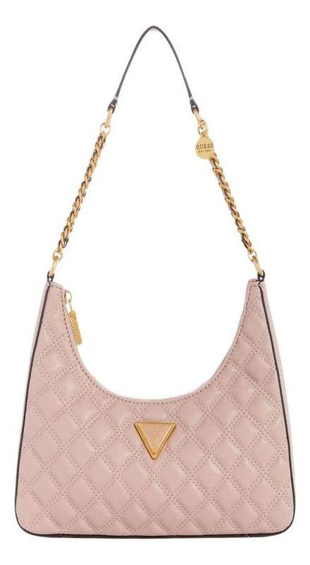 Cartera Guess Mujer Giully Top Zip Shoulder Bag Crema-0