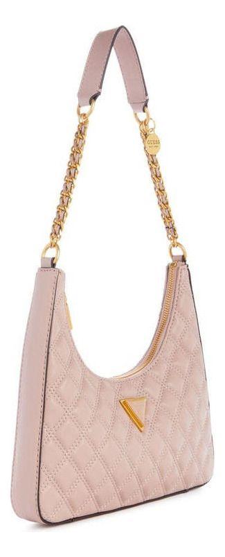 Cartera Guess Mujer Giully Top Zip Shoulder Bag Crema-1