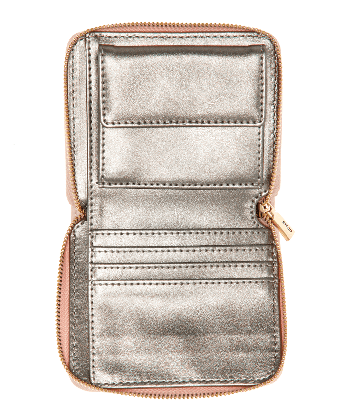Billetera Guess Mujer Eco Gemma Slg Small Zp Around Crema-2