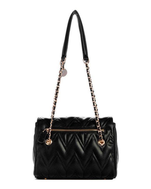 Cartera Guess Mujer Eda Flap Shoulder Bag Negro-2
