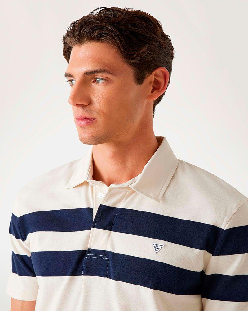 Polera Guess Hombre Marina Ss Polo Azul-2