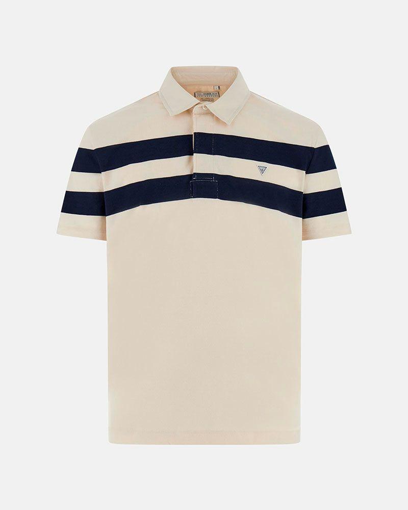 Polera Guess Hombre Marina Ss Polo Azul-4
