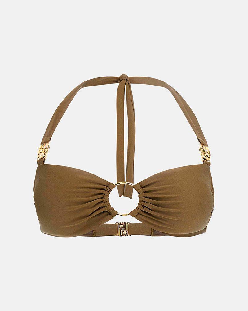 Parte Superior Ring Bandeau Remov. Pads Verde-4