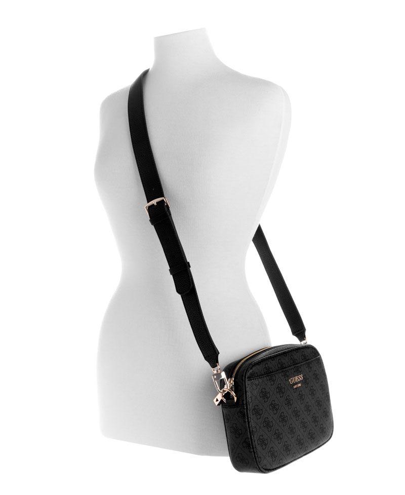 Cartera Guess Mujer Vikky Ii Camera Crossbody Gris-4