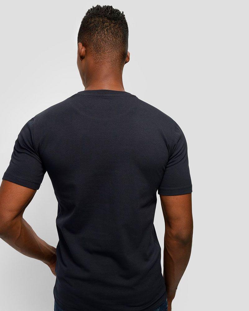 Polera Guess Hombre Ss Cn Logo Tee Azul-3